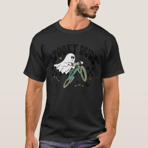 Geister-Radfahren Fahrrad Retro-Halloween-Party C T-Shirt
