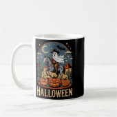 Geister Reitpferd Halloween-Saison Kaffeetasse (Links)