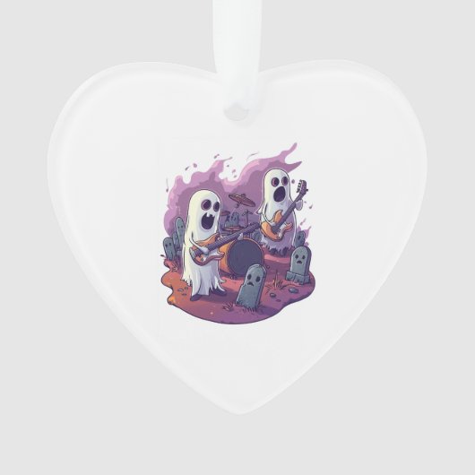 Geister Rockband Ornament (Vorderseite)