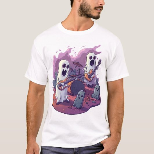 Geister-Rockband T-Shirt (Vorderseite)