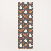 Geister, Schädel und Herbstblüten Yogamatte (Rückseite)