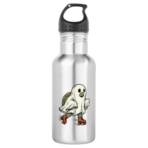Geister-Schildkröte-Rollschuhfahren Vintage-Hallow Edelstahlflasche