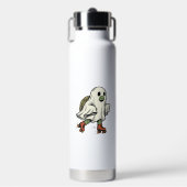 Geister-Schildkröte-Rollschuhfahren Vintage-Hallow Trinkflasche (Vorderseite)
