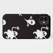 Geister schwarz Case-Mate iPhone hülle (Rückseite (Horizontal))