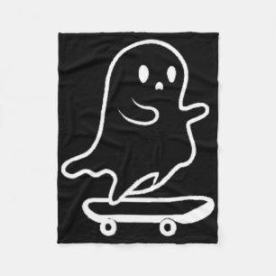 Geister Skateboard Faules Halloween Kostüm Lustige Fleecedecke