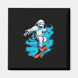 Geister Skateboard Faules Halloween Kostüm Lustige Magnet