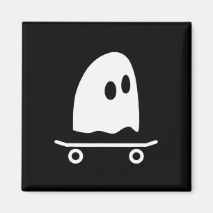 Geister Skateboard Faules Halloween Kostüm Lustige Magnet