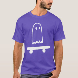 Geister Skateboard Faules Halloween-Kostüm Lustige T-Shirt
