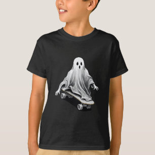 Geister-Skateboard Lustiges Skateboarding Faules H T-Shirt