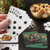Geister spielen Pokerkarten (In Situ)