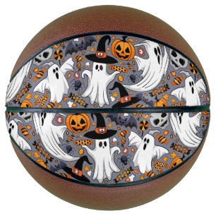 Geister Spooky und gruselige Niedliche Monster Basketball