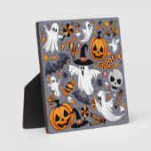 Geister Spooky und gruselige Niedliche Monster Fotoplatte (Vorderseite)