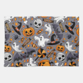 Geister Spooky und gruselige Niedliche Monster Geschirrtuch (Horizontal)