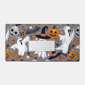 Geister Spooky und gruselige Niedliche Monster Schreibtischunterlage (Tastatur & Maus)