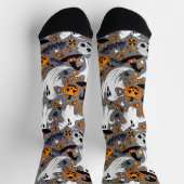 Geister Spooky und gruselige Niedliche Monster Socken (Oben)