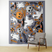 Geister Spooky und gruselige Niedliche Monster Wandteppich (Beispiel)