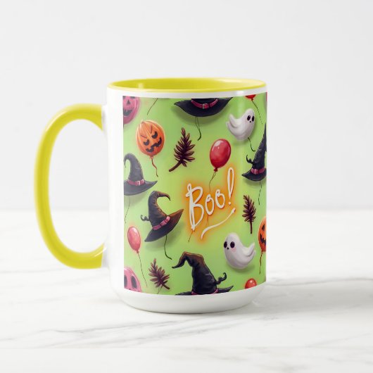 Geister und Balloons, Halloween, von Natasha Us Tasse (Links)