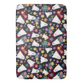 Geister und Blume Badematte (Vorderseite Vertikal)