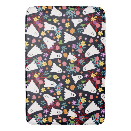 Geister und Blume Badematte (Vorderseite Vertikal)