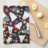 Geister und Blume Geschirrtuch (Viertel Falte)