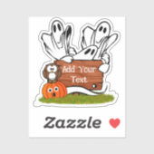 Geister und Freunde Halloween Aufkleber (Blatt)