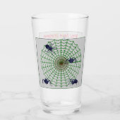 Geister und Ghouls Halloween Spaß Glas (Rückseite)