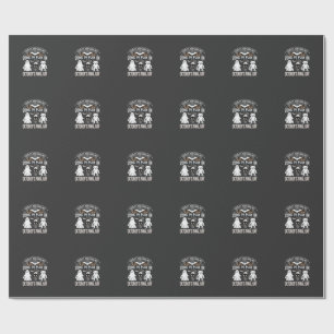 Geister und Goblins Halloween Oktober letzter Tag_ Geschenkpapier