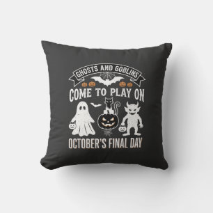 Geister und Goblins Halloween Oktober letzter Tag_ Kissen