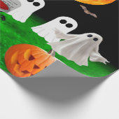 Geister und Hexen Geschenkpapier (Ecke)