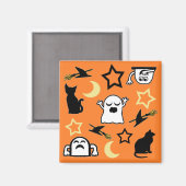 Geister und Katzen Magnet (Vorderseite/Rückseite)