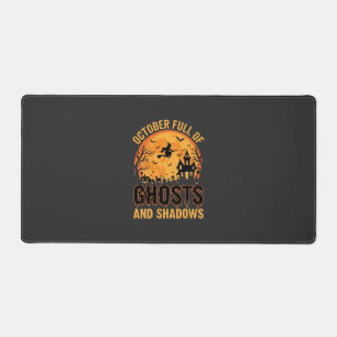 Geister und Schatten Halloween Mond Design Schreibtischunterlage