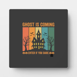 Geister verfluchtes Haus Halloween Vektor Design Fotoplatte