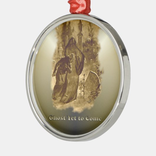 Geister von Weihnachten - ein Weihnachten Carol Silbernes Ornament (Links)