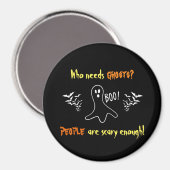 Geister vs. Menschen Magnet (Vorderseite/Rückseite)