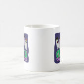 Geister waren Menschen Illustriert Halloween-Sloga Kaffeetasse (Mittel)