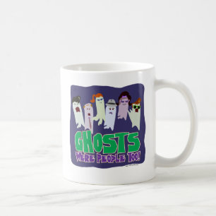 Geister waren Menschen illustrierter Halloween-Slo Kaffeetasse