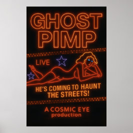 Geister-Zuhälter-Plakat Poster