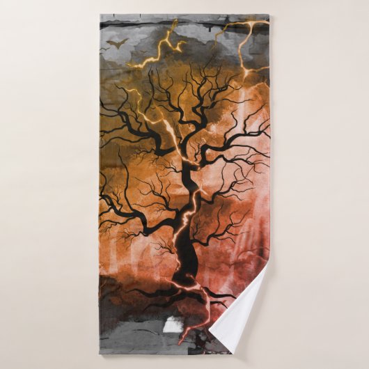 Geisterbaum Badehandtuch (Badehandtuch)