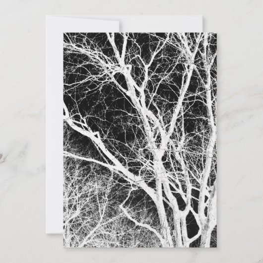 Geisterbaum Einladung (Vorderseite)