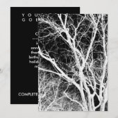 Geisterbaum Einladung (Vorne/Hinten)