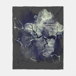 Geisterbaum Fleecedecke