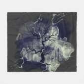Geisterbaum Fleecedecke (Vorderseite (Horizontal))