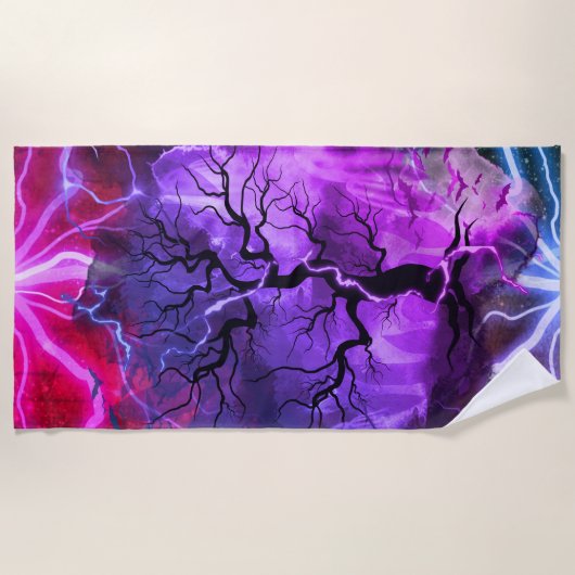 Geisterbaum Strandtuch (Vorderseite)