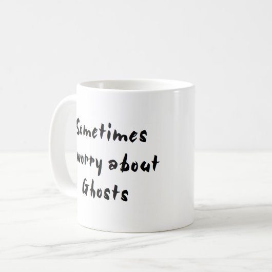 Geisterbesorgt Kaffeetasse (Vorderseite Links)