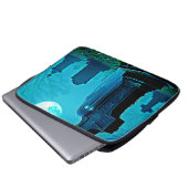 Geisterbild Laptopschutzhülle (Vorne Knopf)