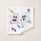 Geisterbonbon Badhandtuch Set (Waschlappen)