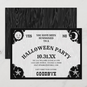 Geisterbrett-Halloween-Party-Einladung Einladung