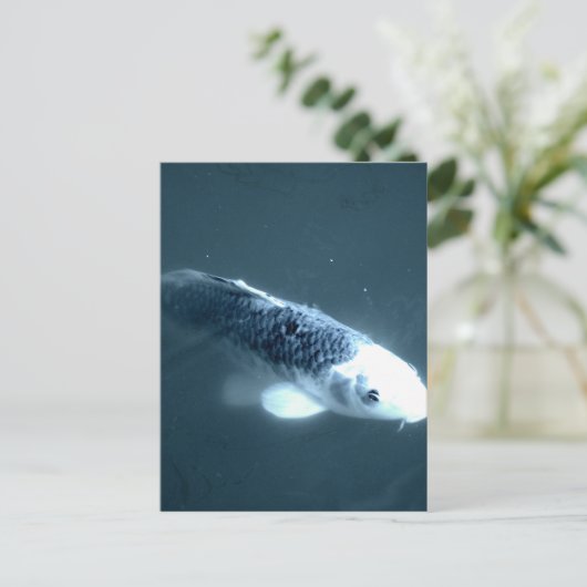 ‚Geisterfisch‘ Postkarte (Stehend Vorderseite)