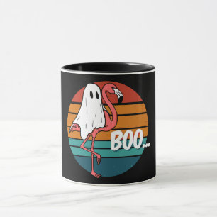 Geisterflamingo Lustiges Halloween Tasse