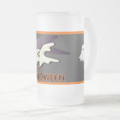 Geisterfliegen Hoch - Mattglas Bierglas (VorderseiteRechts)